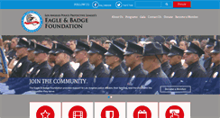 Desktop Screenshot of eagleandbadgefoundation.com